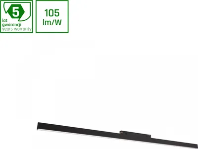 Produktbild von LINE L LED Stromschienenstrahler 48V 22W Warmweiß Schwarz