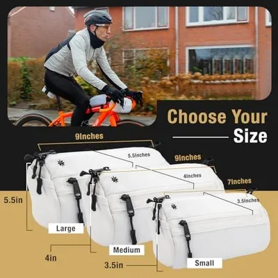 Productafbeelding van Fiets Handvat Tas met Minimalistisch Ontwerp - Meerdere Kleuren
