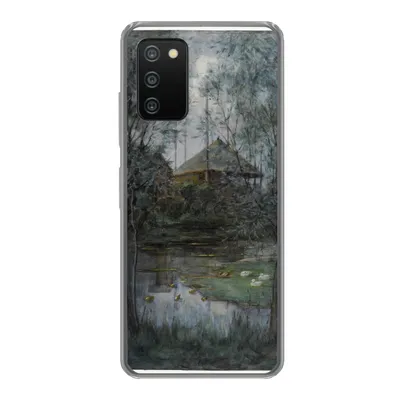 Produktbild von MuchoWow® Handyhülle Schutzhülle Hülle für Samsung Galaxy A03s Heuhaufen - Piet Mondrian Silikon Softcase Handy Hülle - Schutz