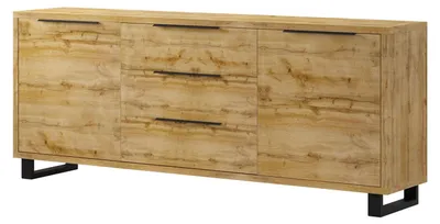 Produktbild von Sideboard HALLE Kommode 200x45x83cm Eiche Wotan