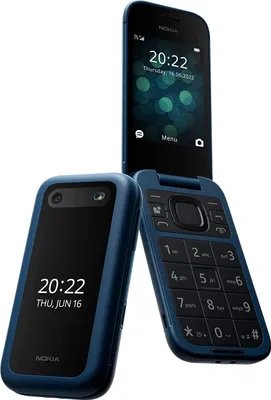 Zdjęcie produktu dla Nokia 2660 Telefon komórkowy Dual SIM 4G Niebieski Wyświetlacz 2,8" Aparat 0,3 MP