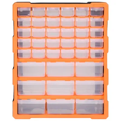 Zdjęcie produktu dla vidaXL Organizer wieloszufladowy z 39 szufladami 38x16x47 cm