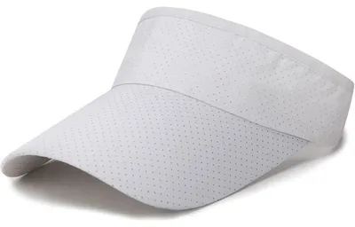 Immagine prodotto di Visiera sportiva unisex, ultraleggera, per uomo e donna, ideale per golf, tennis e altre attività sportive. Colore: bianco