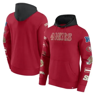 Immagine prodotto di Felpa con cappuccio e stampa sulle maniche dei San Francisco 49ers (NFL) - XL