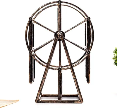 Productafbeelding van Vintage fotolijst in de vorm van een reuzenrad, draaibare fotolijst, decoratie voor thuis, cadeau