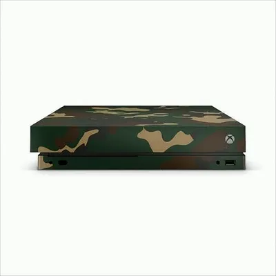Produktbild von XBOX ONE X Skin - Design Aufkleber Camouflage Green