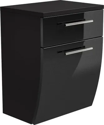 Produktbild von Badezimmer Unterschrank Hochglanz anthrazit TALONA-02, B x H x T ca. : 40 x 53 x 30 cm