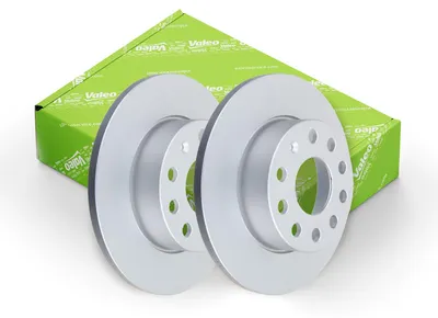 Produktbild von 2x VALEO Bremsscheiben Hinten für AUDI A4 Avant (8ED, B7) 255mm 672648