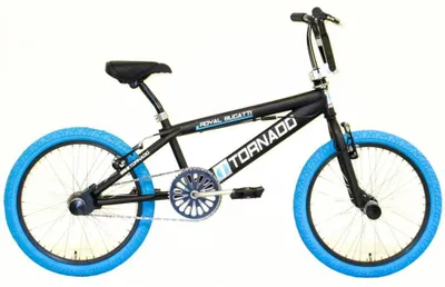 Immagine prodotto di Royal Freestyle BMX 20 - Bugatti - Nero opaco con pneumatici blu