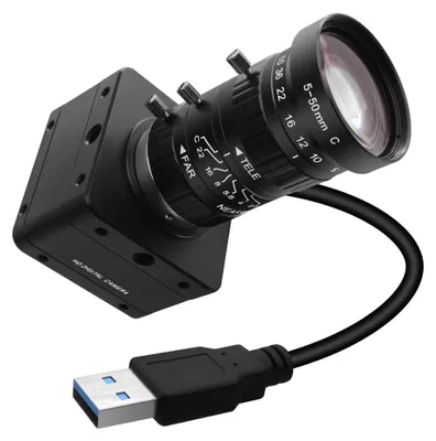 Obrázok produktu pre 20-megapixelová USB 3.0 kamera, ultra HD 5K webkamera s manuálnym zaostrovaním a 10-násobným optickým zoomom