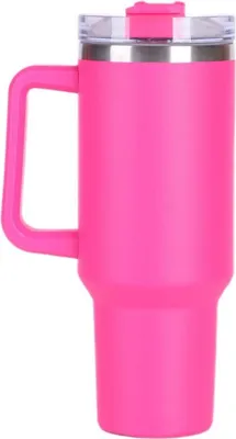 Produktbild von Livefy eine Tasse mit Strohhalm Happycup 1l, rosa