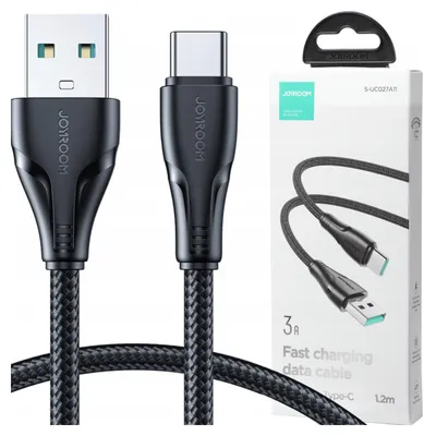 Productafbeelding van JOYROOM 6956116703011, 1,2 meter, Lightning, USB-A, Zwart
