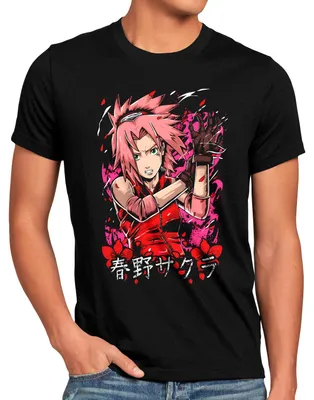 Produktbild von style3 Haruno Rage Herren T-Shirt ninja anime manga cosplay
