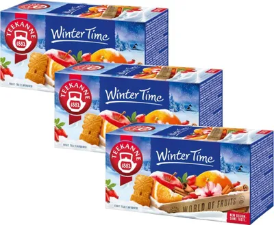 Immagine prodotto di Teiera Winter Time, 60 bustine di tè - Miscela invernale, tè alla frutta e alle spezie