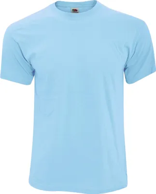 Produktbild von Fruit Of The Loom Herren Screen Stars Original T-Shirt BC340 (XL) (Himmelblau)