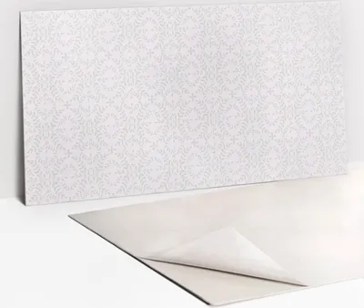 Produktbild von Dekorative PVC Wandpaneele - Küchenpaneele Rückwand hart Innenwand - 100 x 50 - Zarte Zweige