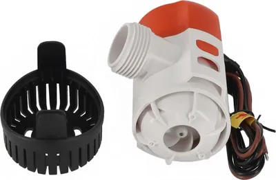 Produktbild von Bilgepumpe 12V 3000 L/h 24V 4200 L/h Lenzpumpe selbstansaugend elektrische Wasserpumpe mit Saugkorb für Boote & Schiffe Größe: 4200L/h / 24V