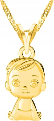 Imagen del producto de Collar de plata de ley 925 para niños, diseño delicado