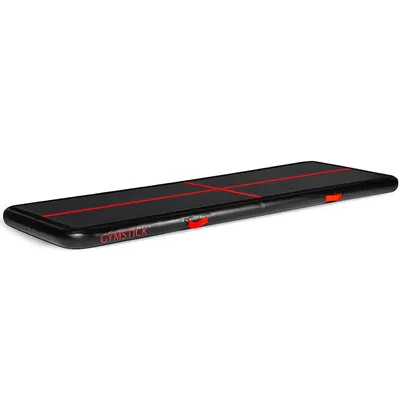 Immagine prodotto di Gymstick Air Track - Tappetino gonfiabile per ginnastica - Nero/Rosso