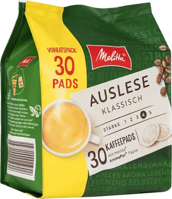 Zdjęcie produktu dla Melitta Auslese Klassisch Senseo Pads 30 szt.