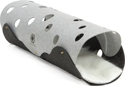 Produktbild von Katzentunnel XXL | Canadian Cat | grau | 120 x 35 cm | ideal für große Katzenrassen