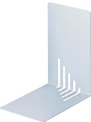 Obrázek produktu pro Ocelový stojánek na knihy MAUL 14 x 8,5 x 14 cm stříbrný