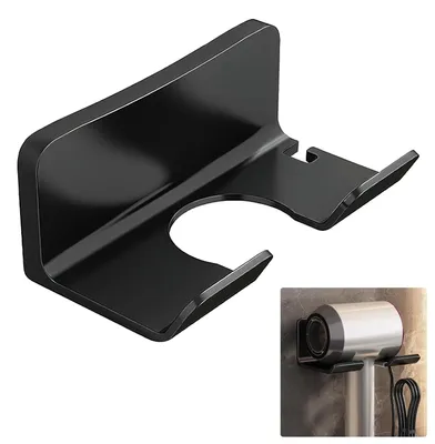 Produktbild von Haartrocknerhalter Haartrockner-Wandhalter Haarfön-Halterung - Ohne Bohren - Für die Wand - Mit Klebepad - Für das Badezimmer