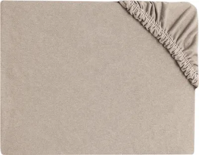 Produktbild von Spannbettlaken in 180x200 cm, Steghöhe bis 35 cm, 100% Baumwolle mit praktischem Gummizug, newgrey