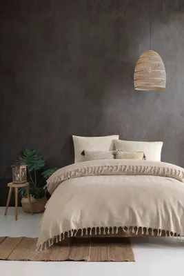 Produktbild von L'Essentiel Linge de Maison, Lucca- VDN1238, Beige, Bettwäschen, 70% Baumwolle / 30% Polyester