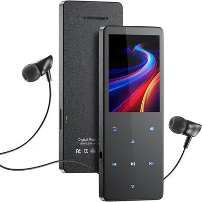 Image de Lecteur MP3 portable avec 64 Go de mémoire, Bluetooth 5.3 et haut-parleur intégré