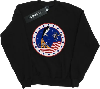 Produktbild von NASA - "Rocket 76" Sweatshirt für Herren BI48101 (S) (Schwarz)