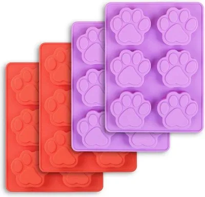 Produktbild von Silikon Backformen für Hunde, BPA-frei, 6 Mulden, Foodgrad