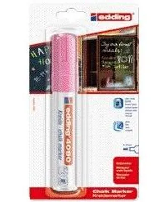 Obrázek produktu pro Křídový popisovač edding 4090 4-15 mm neonově růžový balení 6 ks