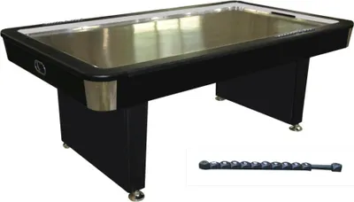 Produktbild von Cubsports Airhockeytisch Plymouth 7ft mit RVS Spielfeld & 73 mm Pucks