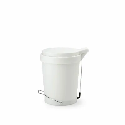 Obrázok produktu pre Authentics Tip pedálový kôš 15 l, odpadkový kôš, kôš na papier, polypropylén, V2A, biely, 1087198