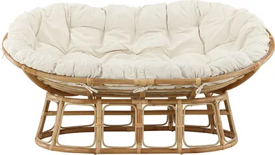 Image de Mamasanlit de jardin, canapé lounge naturel.