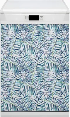 Produktbild von Magnete  Küche Magnetmatte Magnet für Spülmaschine Abwaschbar Dekor 45x80 cm  - Exotische Blätter