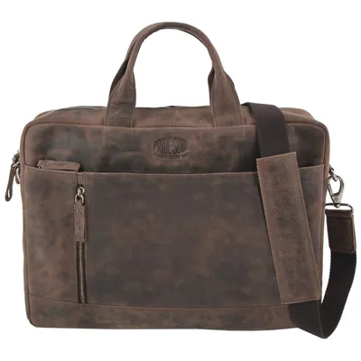 Produktbild von Pride and Soul Laptoptasche Raily Leder braun ca. 28 x 41 x 9,5 cm 47158