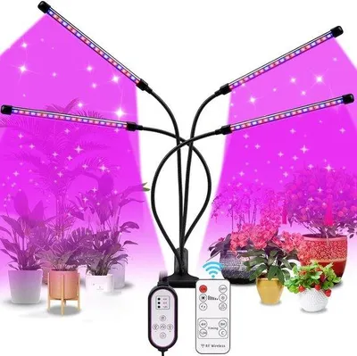 Zdjęcie produktu dla Lampa LED – lampa do uprawy roślin – 360° – automatyczny timer – pełne spektrum – lampa do wzrostu roślin – lampa do roślin doniczkowych