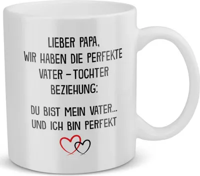 Produktbild von 22Feels Papa Geschenk von Tochter Vatertag Vater Tasse Geburtstag Weihnachten Kaffeetasse Männer Herrentag Geschenkidee