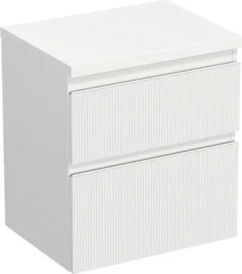 Obrázok produktu pre Skrinka pod umývadlo Jungborn TRENTA biela matná 56,7 x 64,6 x 44,5 cm