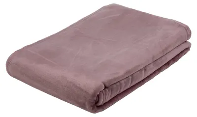 Produktbild von GÖZZE Premium Memphis Wohndecke daunenweiche federleichte Mikrofaser-Kuscheldecke mit samtigem Hautgefühl Altrosa 150 x 200 cm
