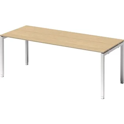 Produktbild von BISLEY Schreibtisch Cito Maße: 200 x 65-85 x 80 cm (B x H x T) 3-Schicht-Spanplatte, melaminharz Farbe der Tischplatte: ahorn