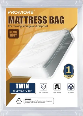 Produktbild von Matratzenschoner 264x104x40 cm, 3 mil, wasserdicht, für Lagerung