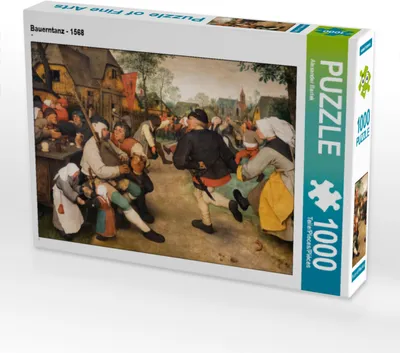 Produktbild von CALVENDO Puzzle Bauerntanz - 1568 | 1000 Teile Lege-Größe 64x48cm Foto-Puzzle für glückliche Stunden