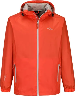 Produktbild von Blue Wave Herren Funktionsjacke Fabian - Outdoor-Jacke Regenjacke Wander- und Fahrradjacke in Orange Größe M