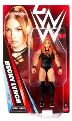 Produktbild von WWE Becky Lynch-Actionfigur, Main Event-Serie Nr. 166, ca. 15 cm große Sammelfigur, beweglich, 6 Jahr(e), Mehrfarbig, Kunststoff