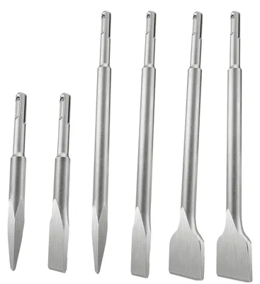 Produktbild von 6 Stück Meißel-Set, Flachmeißel für Beton und Naturstein