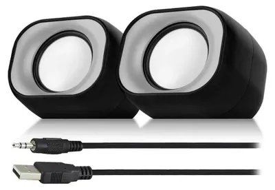 Produktbild von Eminent EM3513, 2.0 Kanäle, 6 W, PC/Laptop, Schwarz, 1 m, 3 W