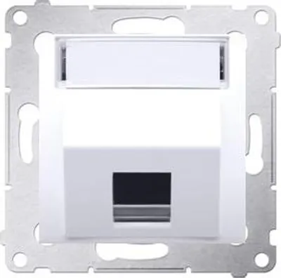 Zdjęcie produktu dla Kontakt-Simon DKP1S.01/11, Biały, Plastik, IP20, 75 mm, 47 mm, 75 mm